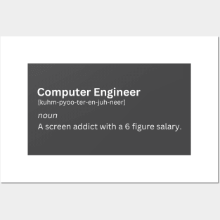 Computer Engineer Definition Posters and Art